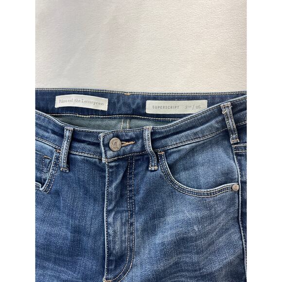 Anthropologie Pilcro Letterpress Superscript Ultra High Rise Skinny Jean Capsule - Picture 7 of 12